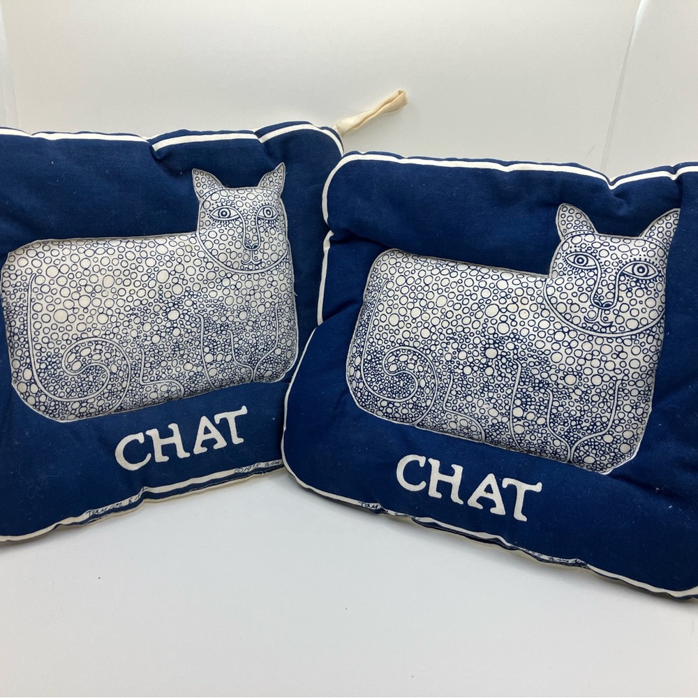 Blue Cat Design Potholders
